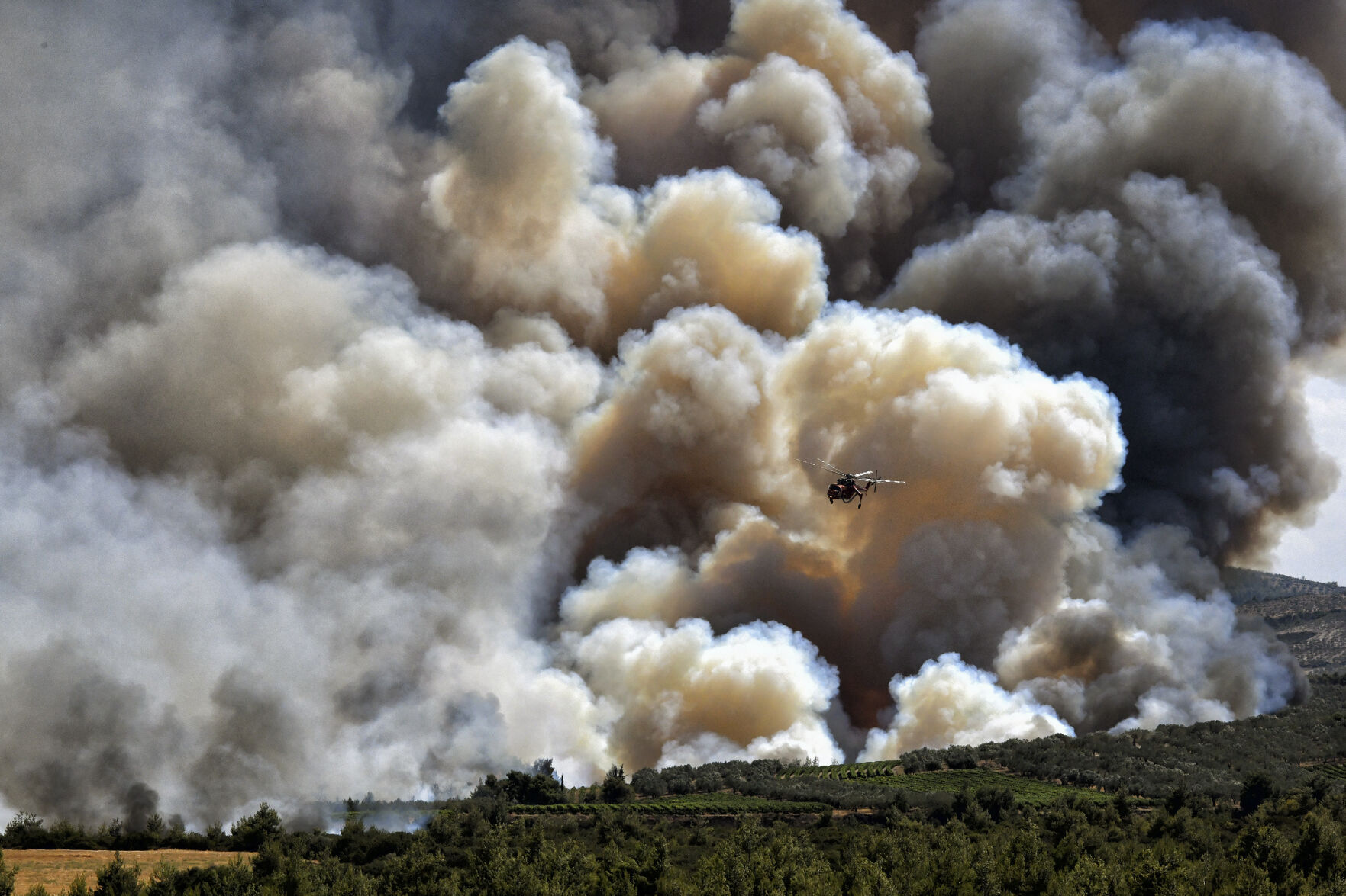 APTOPIX Greece Wildfire
